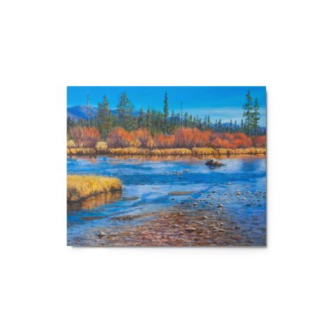 Fall Creek - Metal - 8″×10″